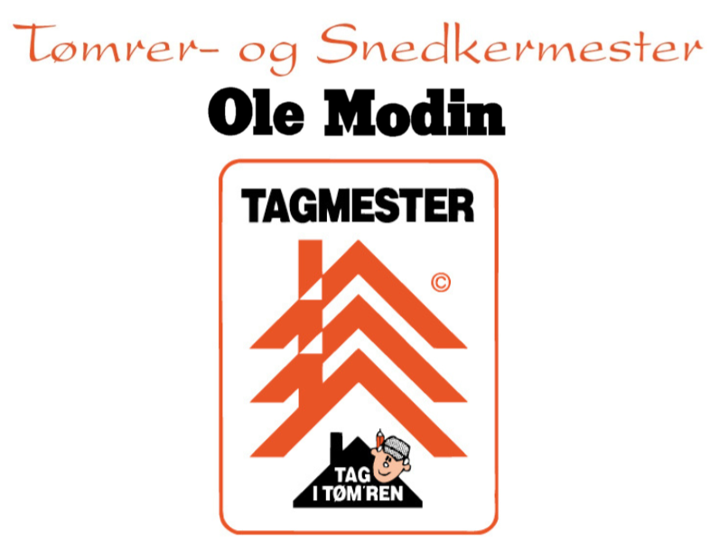 Ole Modin Tømrer- og Snedkermester samt Tagmester.