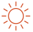 Sol som symbol på dagslys.